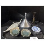 Casafina Taormina Aqua Stoneware Dishes.