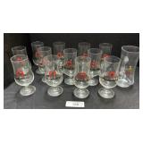 Pfungstadter & Giessener Beer Advertising Glasses.