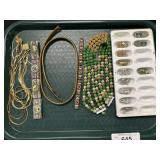 Mosaic Bracelets & Costume Earrings & Necklaces.