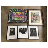 Signed & Framed Watercolors & Miner Photos.