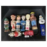 Soaky Bath Bubbles, Ringo, Batman, McGoo, Casper.