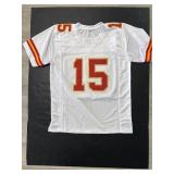 Autographed Patrick Mahomes Jersey.