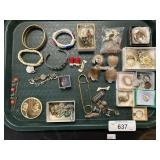 Sterling Silver Bracelet, Charm & Costume Jewelry.