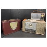 3 Vintage Radios.