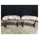Pair Of Japanese Footrest Stools.