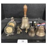 Assortment Of Brass Bells.