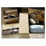 Wall Clocks & Phonograph Records.