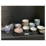 Japanese Porcelain Bowls, Jar, Pitcher.