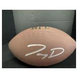 Jayden Daniels Autographed Football.