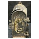 Cast Iron Owl Tork Clock.