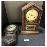 W.M. L. Gilbert Clock Co Mantel Clock, Wall Clock.
