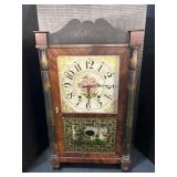 Reverse Painted Seth Thomas Shelf Clock.