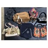 7 Purses, Juicy Couture, Kipling, Minkoff.