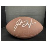 Justin Herbert Autographed Football.