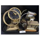Assortment Of Clocks & Clock Parts.