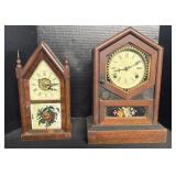 2 Antique Mantel Clocks.