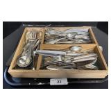 Assortment Of National Silver Co Flatware.