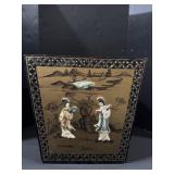 Chinese Black Lacquer Planter Box.