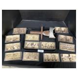 Underwood & Underwood Stereoscope & Cards.