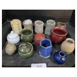 Hand Thrown Stoneware Pottery Vases & Jars.