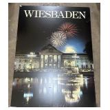 Wiesbaden Travel Poster Mounted To Wood.