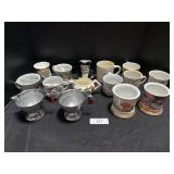 Vintage Shaving Mugs, Creamers & Mugs.