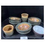 Royce Yoder Pottery Serving Dishes & Vases.