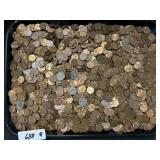 Large Lot Of Lincoln Head Cents.