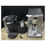 Keurig Coffee Maker & Gaggia Espresso Machine.