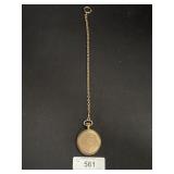 Elgin Pocket Watch W/Gold Chain.