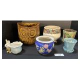 Lefton, Japan Planters, McCoy Owl Hanging Planter.