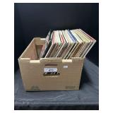 45 Various 45 RPM Records, Johnny Cash, Musicals.