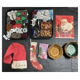 Christmas Cookie Cutters, Stockings, Baskets.