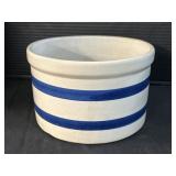 Stoneware Butter Crock.