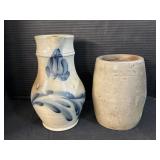 Callowayï¿½s Stoneware Jar & Wisconsin Pitcher.