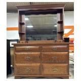 Nice Mid Century Maple Vanity.