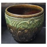 Glazed Pottery Planter.