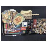 Advertising Fans, Airline Cards, NOS Sunglasses.