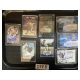 8 Certified Autograph Issue Baseball Cards.