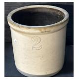 2-Gallon Stoneware Crock.