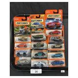 13 NOS Die Cast Matchbox Cars.
