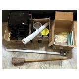 Cook Books, Clothes Pins, Paper Organizers.