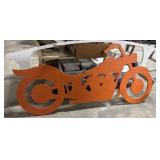 Wooden Motorcyle Cutout.
