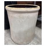 Blue Decorated Stoneware Crock.