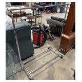 Rolling Clothing Rack.