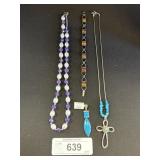 .950 Silver Pendant, Sterling Silver Necklaces.