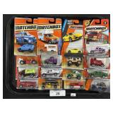 16 NOS Die Cast Matchbox Cars.