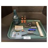 Multi Tools, Ruppert Beer Bottles, Alaska Pins.