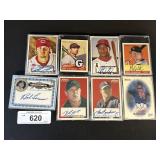Upper Deck, Topps, Autograph & Jersey Piece Cards.