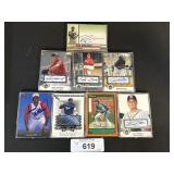 Topps, Bowman Autographed Baseball Cards.